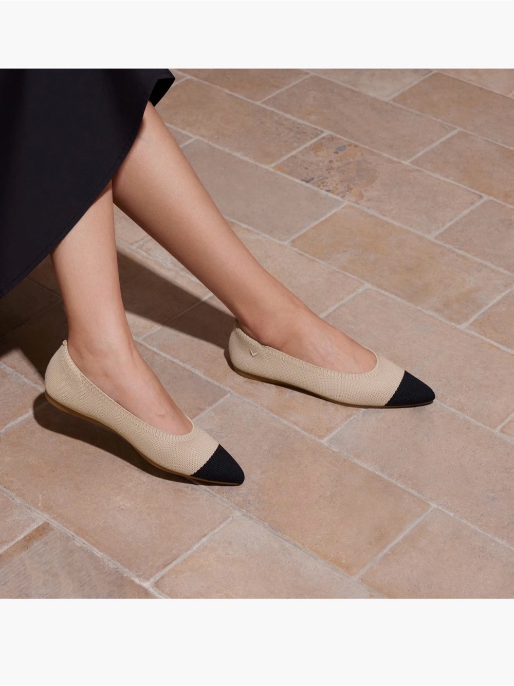 Vivaia Pointed-Toe Ballet Flats
